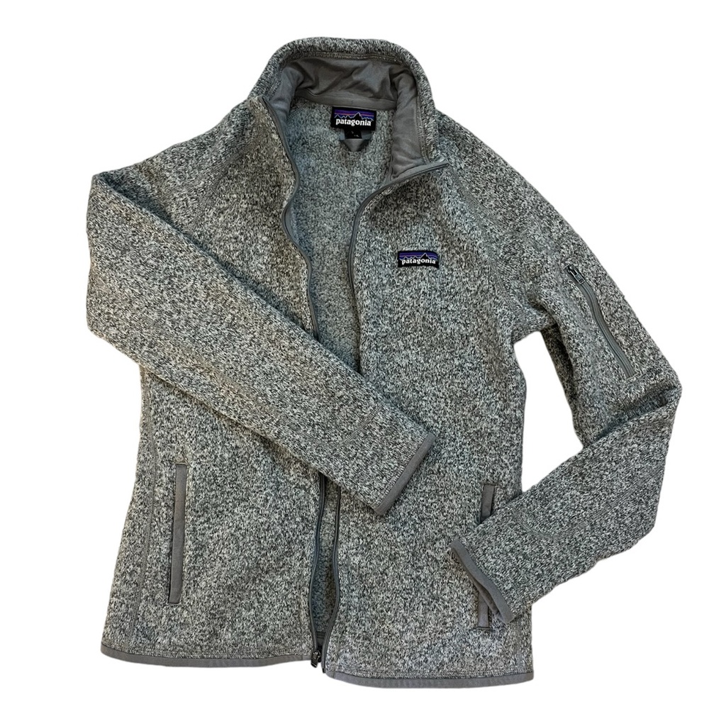 Patagonia Better Sweater Fleece Jacket Gray (Birch White) Women’s S